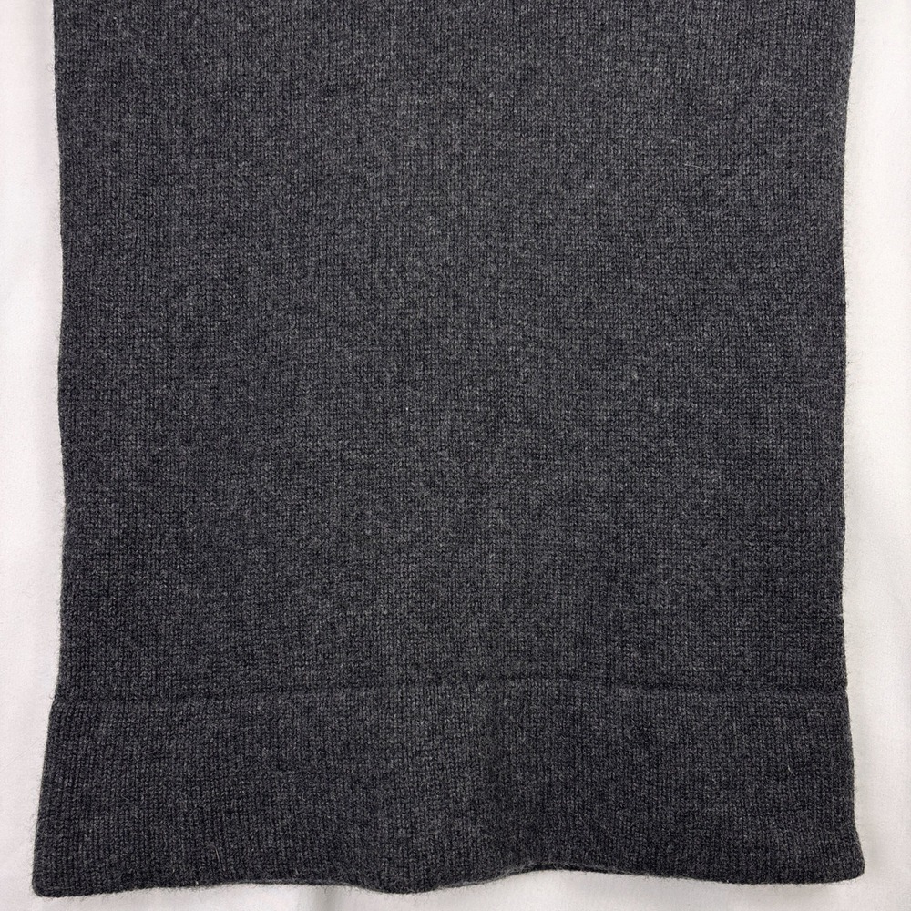 The Color Mustard Cashmere Long Sweater Vest Womens Small Gray Luxury Minimalist - Picture 3 of 13